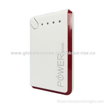 11,000mAh Power Bank for Electronic Products, 5.0V DC/1,000mA Input